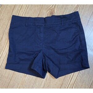 J.CREW Women's Blue Chino Shorts Sz 6